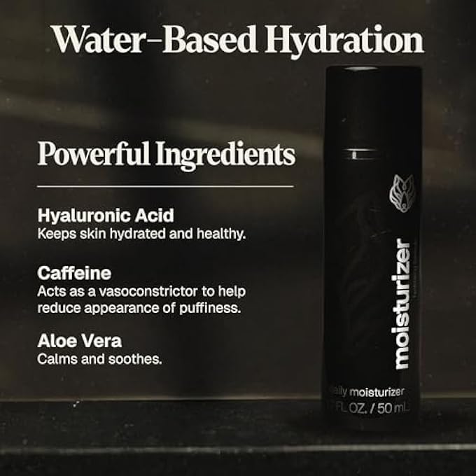 Black Wolf FACE WASH AND OIL-FREE MOISTURIZER GEL BUNDLE FOR OILY SKIN, DEEP CLEAN- 2PC BUNDLE- CHARCOAL POWDER AND SALICYLIC ACID REDUCE ACNE BREAKOUTS AND CLEANSE YOUR SKIN- GIFT SET FOR MEN - Image 3